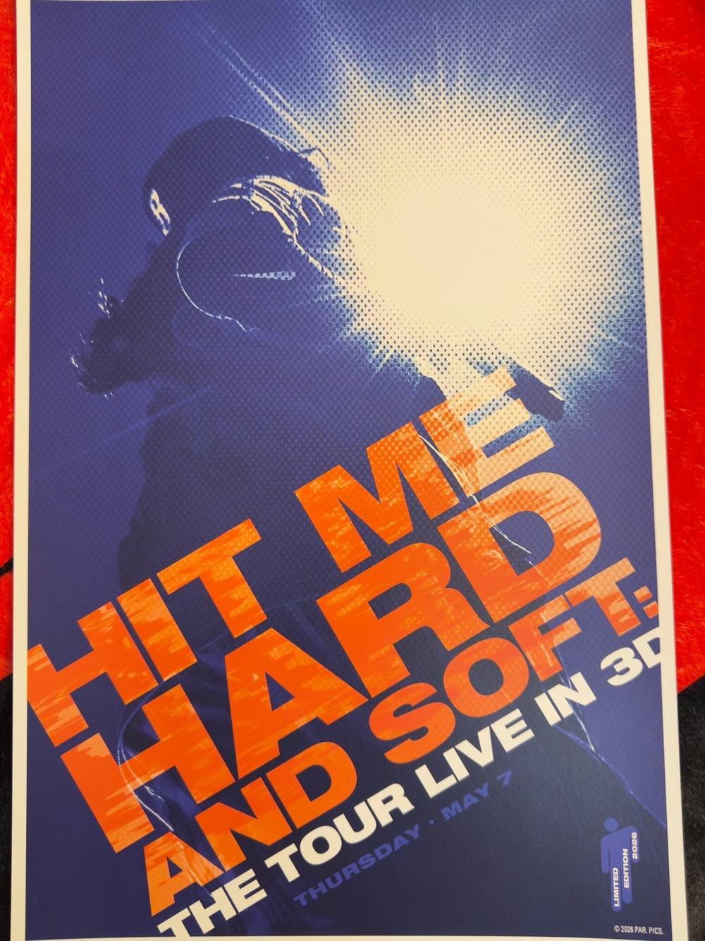 BILLIE EILISH- Hit Me Hard and Soft- The Tour-  AMC Limited Edition PROMO Poster